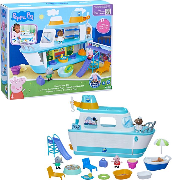 Actual product image Hasbro Peppa's cruise ship