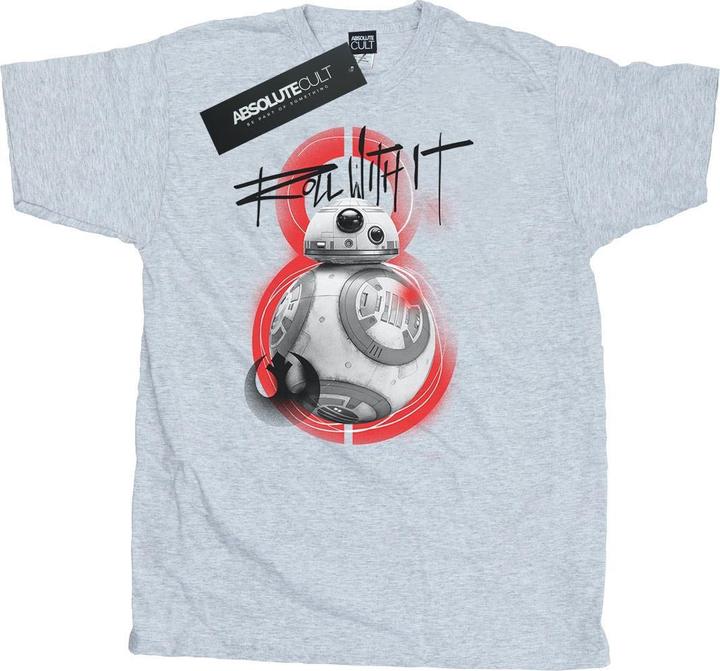 Immagine prodotto Star Wars The Last Jedi BB-8 Roll With It Maglietta Uomo (XXL)