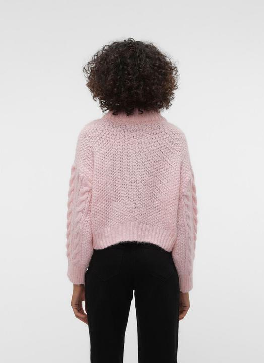 Actual product image Vero Moda VMDREAM LS HIGHNCK CROP PULLOVER GA EXC Knitted jumper (XL)