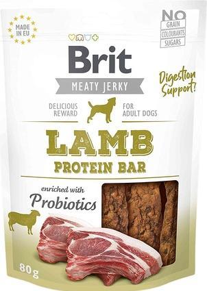 Immagine prodotto Brit Barretta proteica di agnello Jerky - Agnello - Leccornia per cani - 80 g (Adulto, 1 pz., 80 g)