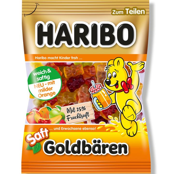 Immagine prodotto Haribo Gelatina di frutta "Succo d'oro", sacchetto da 160 g (1 pz., 160 g)