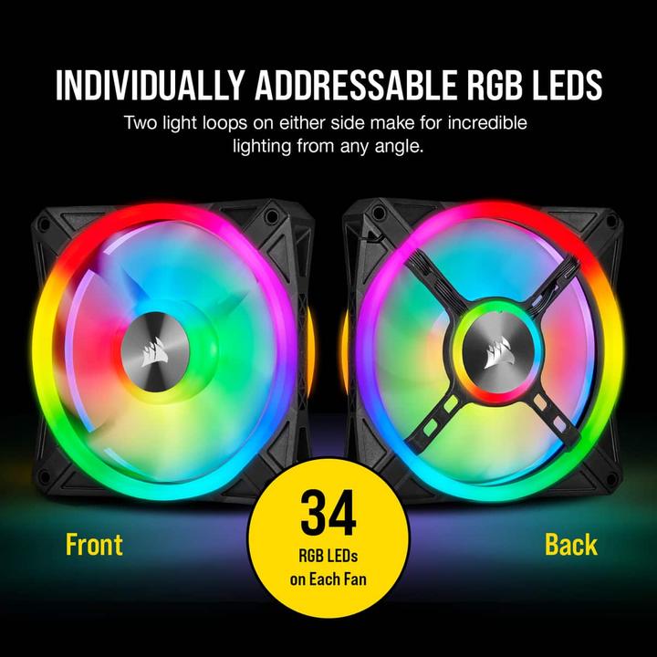 Produktbild Corsair iCUE QL120 RGB (120 mm, 1 x)