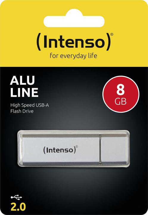 Image du produit Intenso AluLine (8 Go, USB-A)