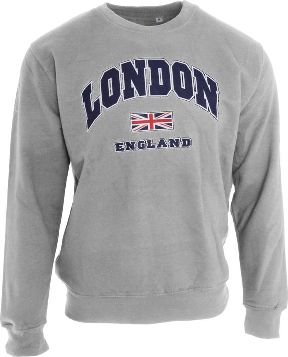 Produktbild Universal Textiles Sweatshirt mit Aufschrift London England und UnionJackDesign (XL)