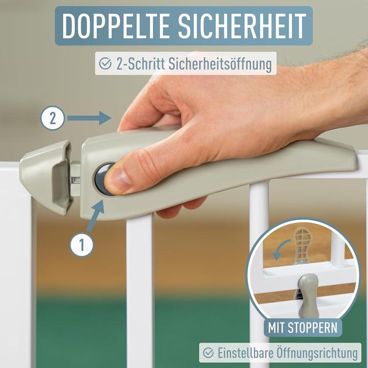 Image du produit IB-Style Treppenschutzgitter Berrin für Babys und Haustiere, 58-185 cm (108 cm)