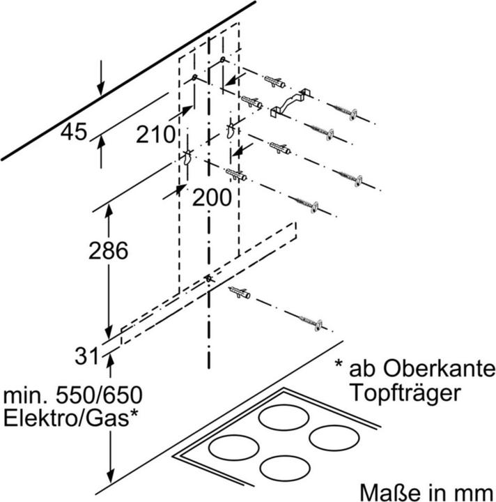 Image du produit Bosch Hausgeräte DWB96BC50 (Hotte murale)