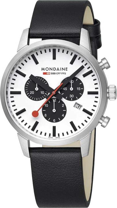 Actual product image Mondaine Neo Vegan (Chronograph, 41 mm)
