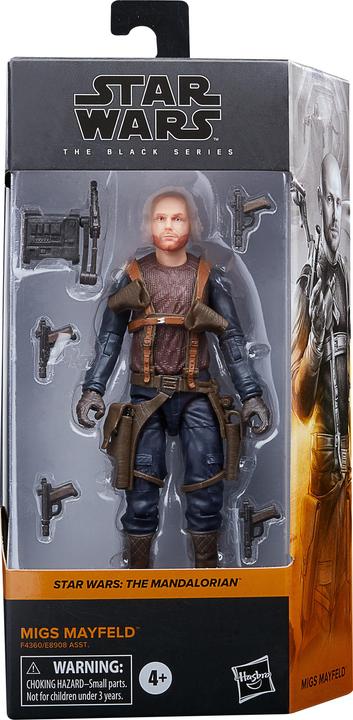 Actual product image Hasbro Star Wars The Black Series Migs Mayfeld