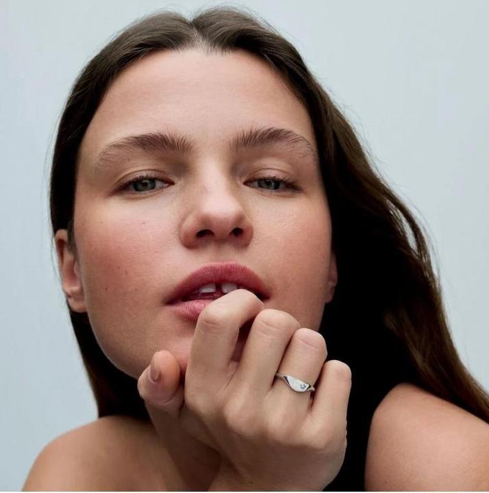 Image du produit Pandora ME Demi-bague de sceau en émail (52, Argent 925)