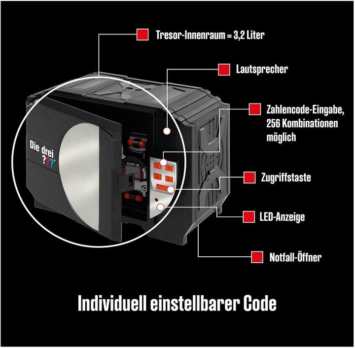 Produktbild Kosmos Die drei??? Digitaler Tresor