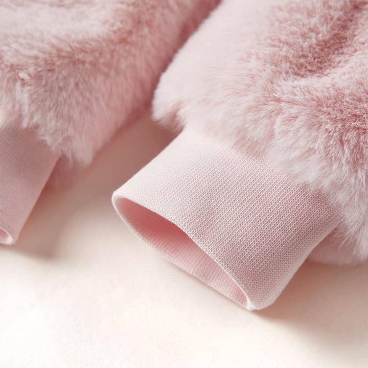 Immagine prodotto VidaXL Giacca da bambino in pelliccia ecologica rosa pallido 128,Materiale: Pelliccia ecologica (100 (128)
