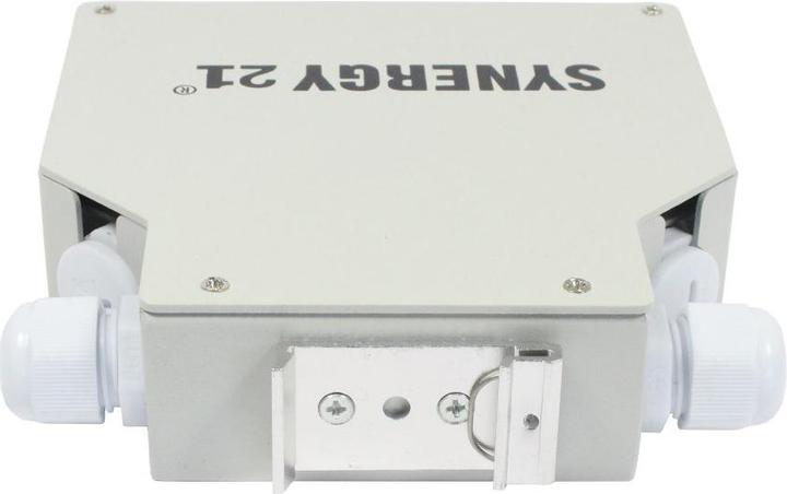 Immagine prodotto Synergy 21 Pannello patch in fibra ottica per guida DIN, 6xSC prese duplex/LC quad, senza accoppiatori, grigio