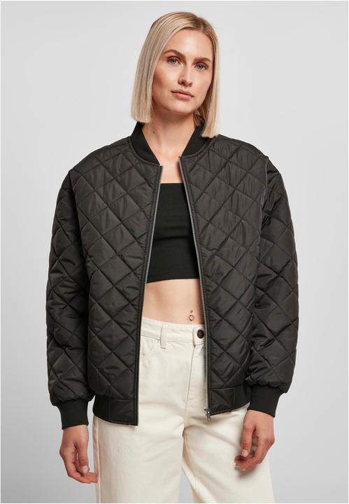 Actual product image Urban Classics Oversized Diamond Quilted Bomber Jacket Ladies (S)