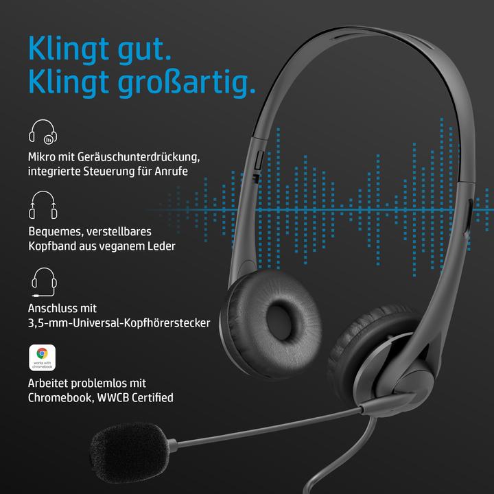 Produktbild HP G2 Headset On-Ear (Kabelgebunden)