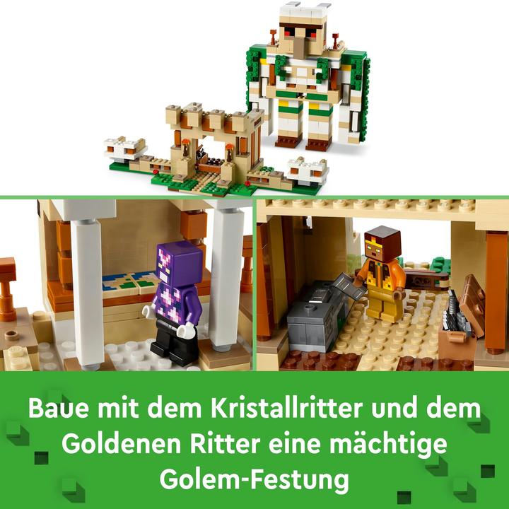 Immagine prodotto LEGO 21250 La Fortezza del Golem di Ferro (21250, LEGO Minecraft)