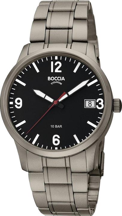 Actual product image Boccia 3650-03 Mens Titanium Watch 40mm 10ATM (Analogue wristwatch, 40 mm)