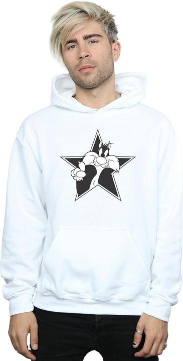 Immagine prodotto Looney Tunes Sylvester Mono Star Felpa con Cappuccio Uomo (XXL)