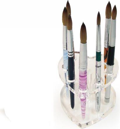 Immagine prodotto You Nails Portapennelli a forma di cuore, per 7 pennelli