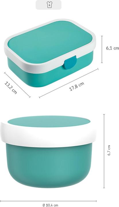 Actual product image Mepal Campus fruit and bento box Star Wars