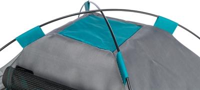 Actual product image Trixie Tent for Dogs, 110 × 75 × 80 cm, Dark Grey/Petrol (Dog, Foldable)