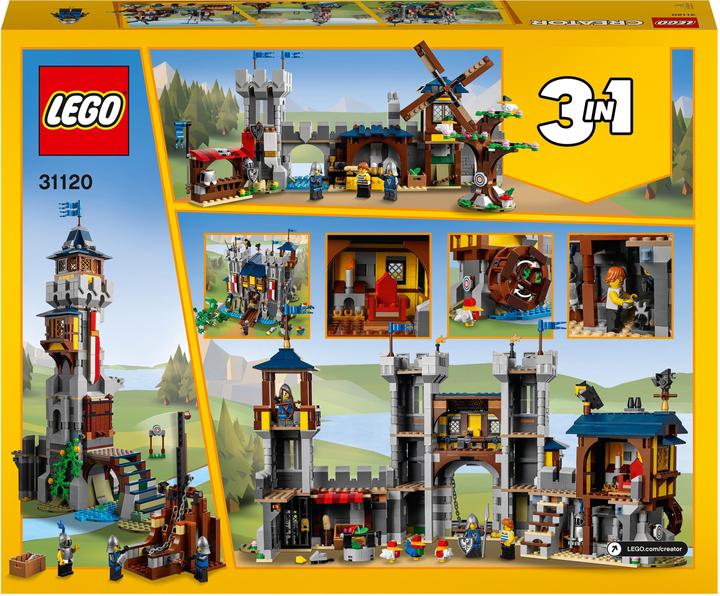 Produktbild LEGO Mittelalterliche Burg (31120, LEGO Creator 3-in-1, LEGO Seltene Sets)