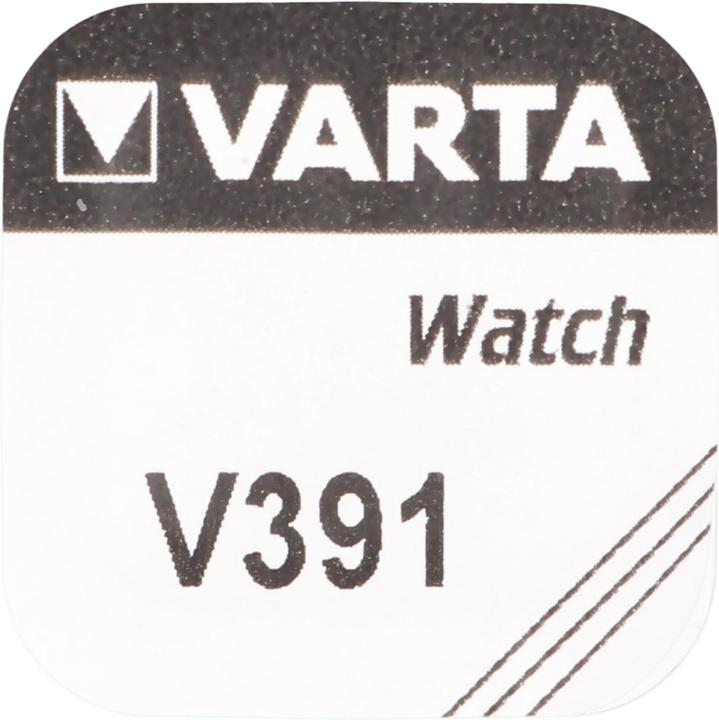 Produktbild Varta 391, V391, SR55, SR1120W Knopfzelle für Uhren etc. 1 Stück (1 Stk., SR55, 92 mAh)