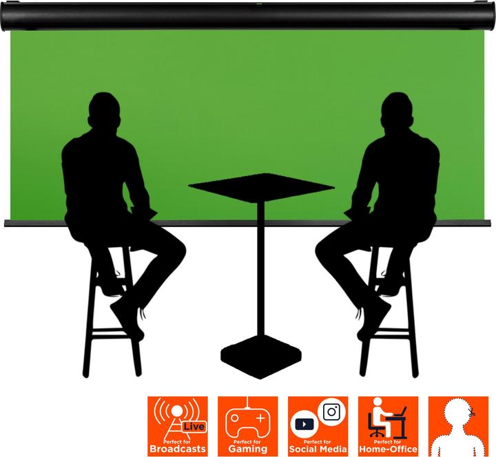 Produktbild Celexon Motor Chroma Key Green Screen, 300x225cm (310 cm, 14.40 cm)