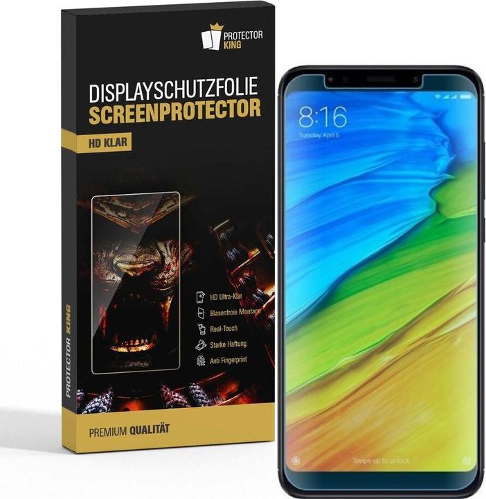 Produktbild Protectorking 6x Premium Displayschutzfolie 3D KLAR (6 Stück, Xiaomi Redmi 5 Plus)