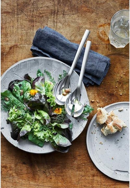 Productafbeelding WMF Saladeservers Serveerbestek 25cm Nuova 18/10 roestvrij staal gepolijst (Salade servers)