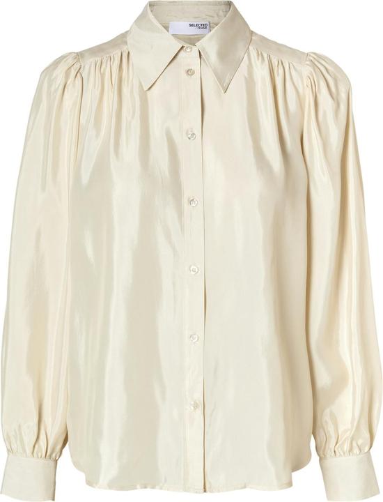Actual product image Selected Femme Long sleeve satin blouse (38)