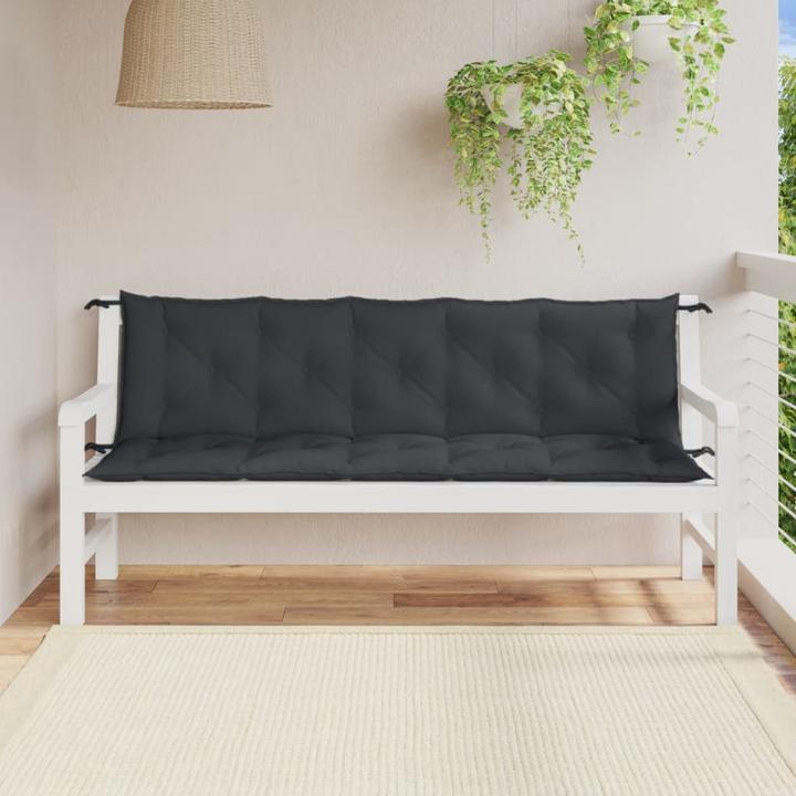 Image du produit VidaXL Coussins de banc de jardin 2 pcs. tissu (180 x 50 x 7 cm)