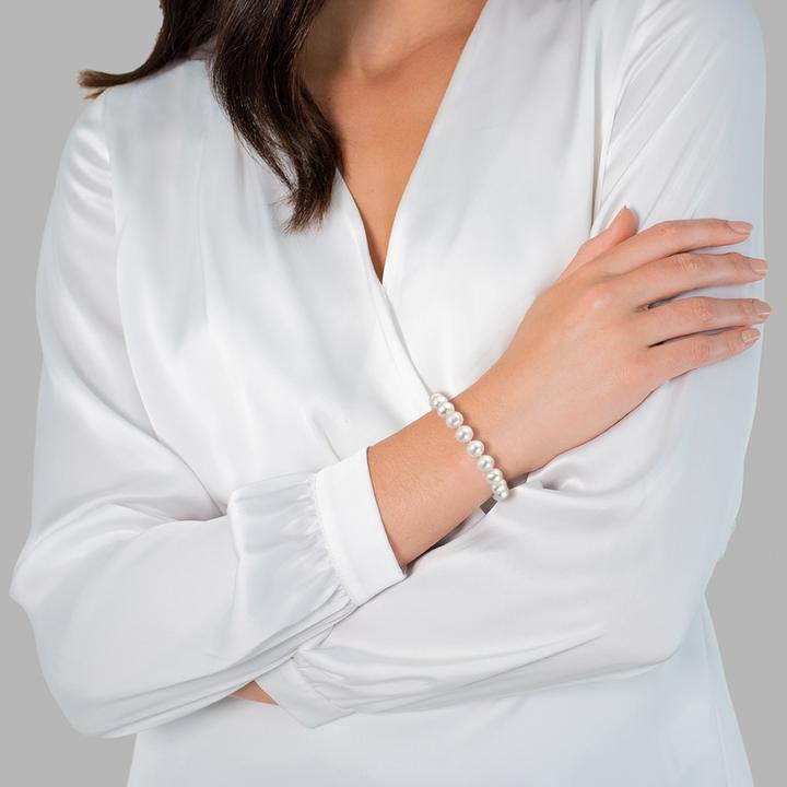 Image du produit Valero Pearls Femmes Argent Sterling Perle d'eau douce de culture Argent - 32972 (23 cm, Argent 925, Perle)