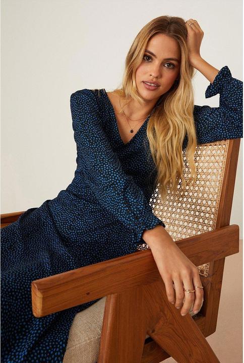Image du produit Dorothy Perkins Robe midi encolure en V (36 D)