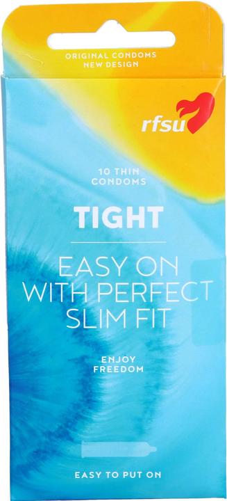 rfsu Tight» (Easy On with Perfect Slim Fit) 10 schmale Kondome, die nicht abrutschen (10 Stk.)