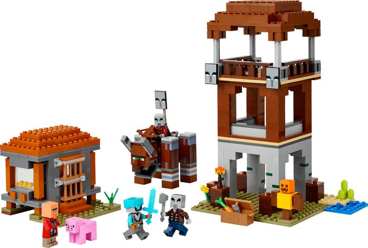 Produktbild LEGO Ein Verwüster am Plünderer-Aussenposten (21278, LEGO Minecraft)