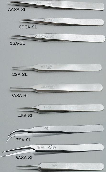 Actual product image Weller Erem Erem Stainless Steel Tweezers Acid Resistant, Tip Straight, Pointed, 110 mm