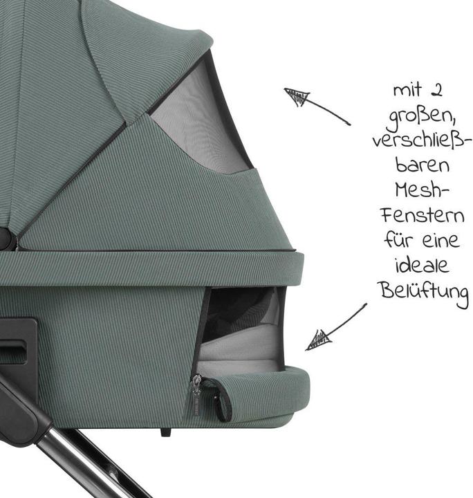 Produktbild ABC Design Kombikinderwagen Kombi-Kinderwagen Salsa 4 Air - inkl. Babywanne &