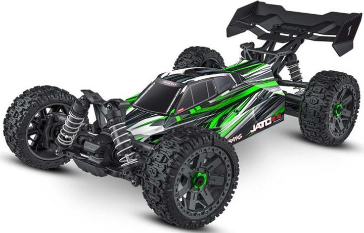 Traxxas JATO 4x4 BL2S Brushless grün 1/8 RTR, HD-Teile, ohne Akku/Lader (RTR Ready-to-Run)