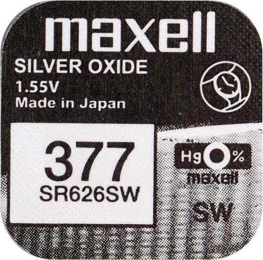 Produktbild Maxell 377 / SR626SW - Uhrenbatterie (1 Stk., SR66, AG4, 30 mAh)