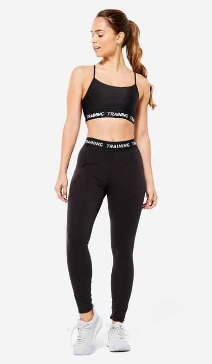 Image du produit Decathlon Bustier maintien léger - noir (S)