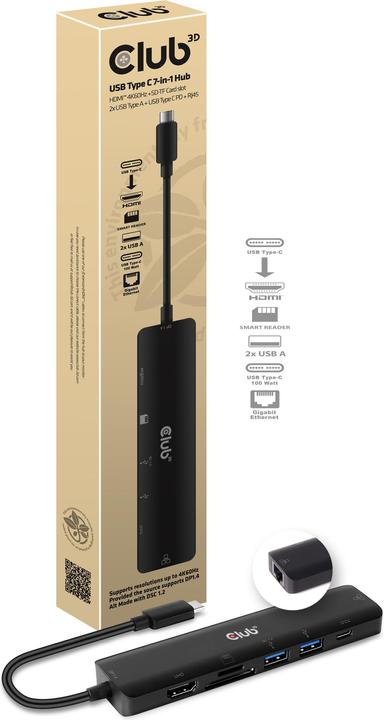 Produktbild Club 3D CSV-1592 (USB-C, 2 Ports)