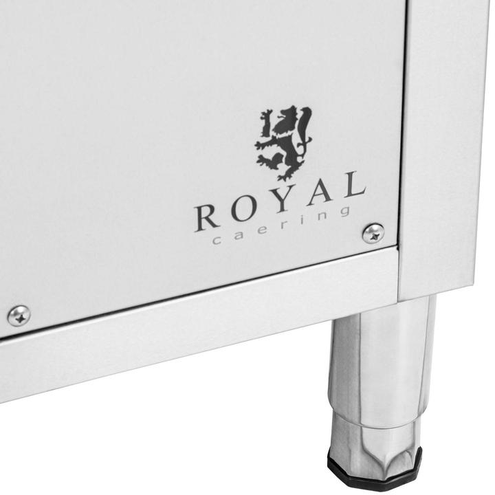Produktbild Royal Catering Wärmeschrank 180 x 60 x 85 cm Tellerwärmer 80 °C Edelstahl (304) Warmhalteschrank