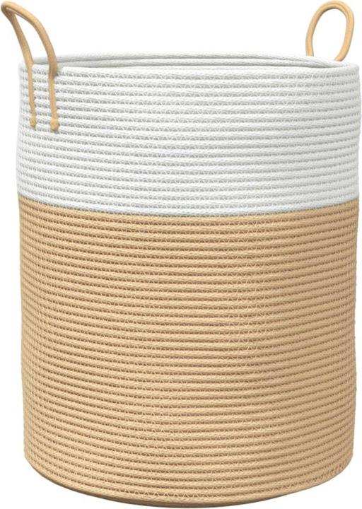 Produktbild VidaXL Aufbewahrungskorb Beige (1 x, Ø 38 x 46 cm)