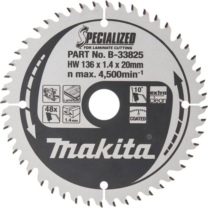 Produktbild Makita SPECIALIZED Sägeb.136x20x48Z (B-33825)