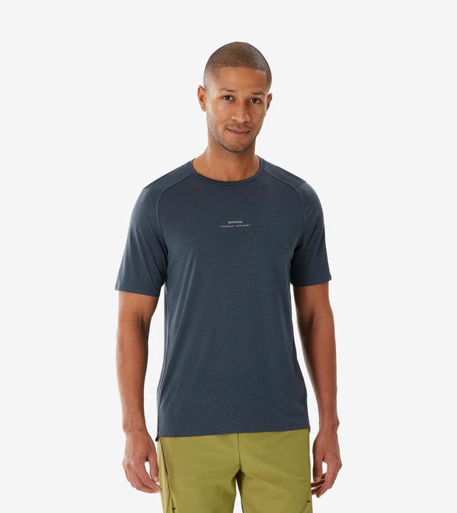 Image du produit Quechua T-shirt de randonnée montagne manches courtes homme, MH500 gris (M)