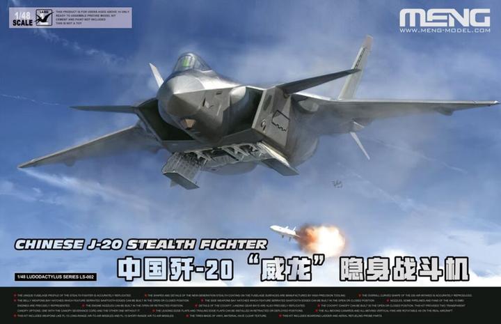 Immagine prodotto Meng-Model Il caccia cinese J-20 Stealth