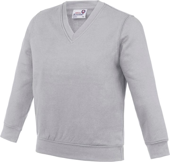 Awdis Academy Junior Schul Sweatshirt mit VAusschnitt
