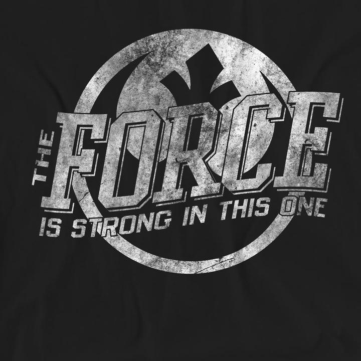Actual product image Star Wars Unisex Adult The Force Is Strong T-Shirt (L)