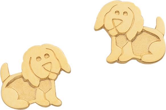 Produktbild Muau Ohrstecker (Gelbgold)