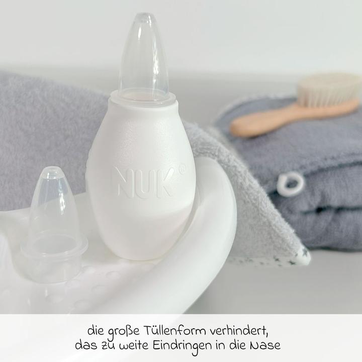 Actual product image NUK Nasal aspirator, for gentle and safe suctioning of snuffy baby noses